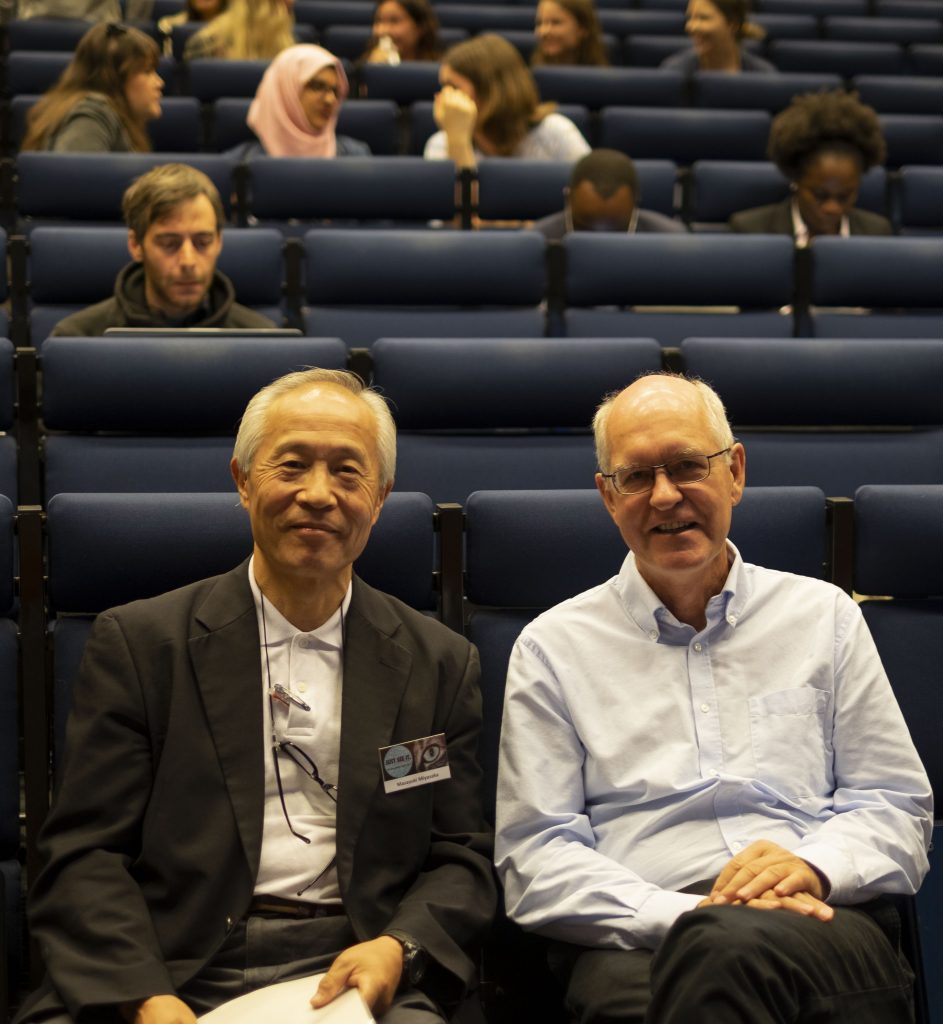 Old freinds Prof. Imhof Beat and Prof. Miyasaka Masayuki (2019)